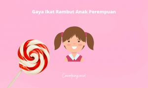 gaya ikat rambut anak perempuan